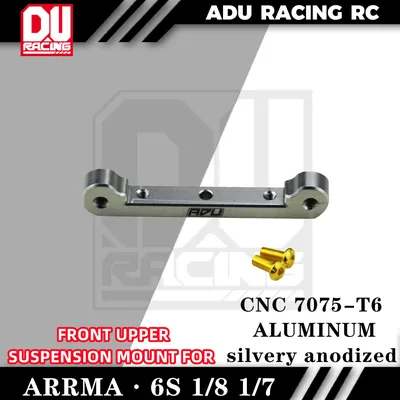 ADU RACING 7075-T6 ALU FRONT UPPER SUSPENSION MOUNT FOR ARRMA 6S 1/8 AND 1/7 V6