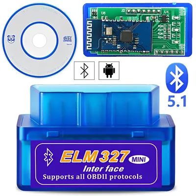 Mini Eml327 V2.1 OBD 2 Bluetooth Car Diagnostic-Tools For Android Scanner Code Support Smart Scan