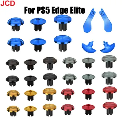 JCD 1set Original For PS5 Edge Elite Game Handle Controller Metal High and Low Rocker Cap Paddle