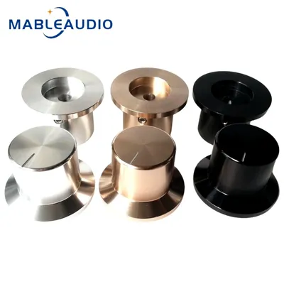 1PCS 38X26X25mm Aluminum Alloy Solid Spherical Knob Guitar Effector Volume Potentiometer HIFI Sound Amplifier Tone Knob