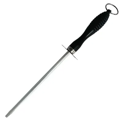 26cm Professional Carbon Steel Knife Sharpener Rod Durable Knife Grinder With ABS Handle Sharpening