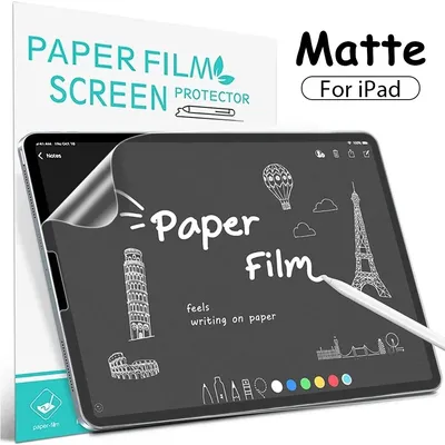 Like Paper Film Screen Protector For Ipad Pro 12.9 12 9 11 2022 Air 4 5 3 10th 9th 9 8th 7th
