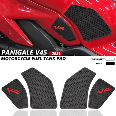 For Ducati Fuel Tank Grip Pads Knee Traction V4 Panigale V4S Streetfighter V4 S 2021 2020 2019 2018
