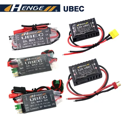 HENGE 4A 6A 8A 12A UBEC 5V 6V 7.4V Switch Mode BEC Voltage Stabilizer for RC Airplanes Boat Battery