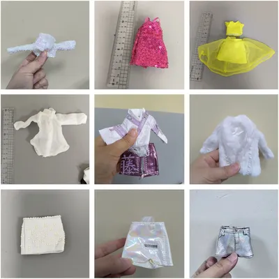 S4 many kinds of clothes fur tops coat skirt shorts pants for 1/6 doll ob 22 Rainbow High doll fashion cool doll