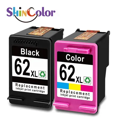 ShinColor for hp 62 xl Ink Cartridge HP 62XL High Yield for HP Envy 5540 5640 5740 7640 5646 5541