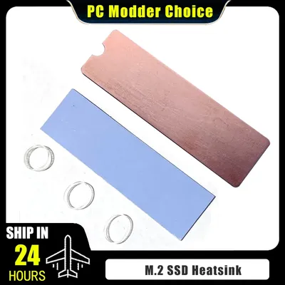 PC M.2 SSD Heat Sink NVME NGFF M2 2280 Solid State Disk Pure Copper Heatsink B80 Thin Cooler