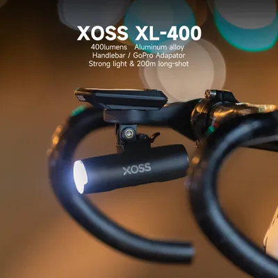 XOSS XL400/XL800 Bike Headlight 400/800 Lumen USB Rechargeable Road MTB Front Lamp Bicycle Light