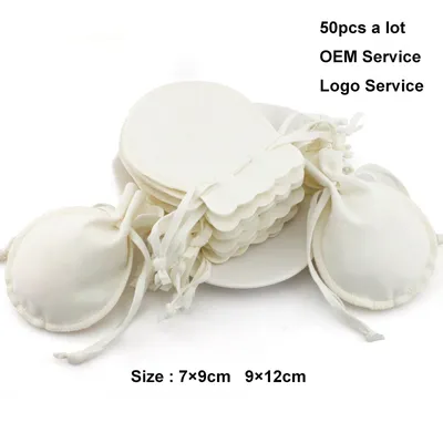 Wedding Bags with Candy Bag Can Custom Logo 50pcs/lot 7×9cm 9×12cm Jewelry Packaging Macarons Drawstring Good Velvet Gift Bags