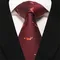 EASTEPIC 8 cm Red Blue Jacquard Ties for Men Men