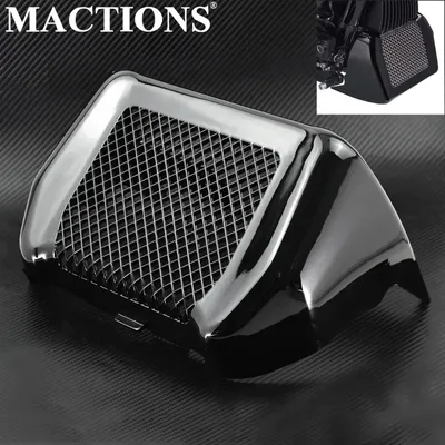 Motorcycle Oil Cooler Cover Kit With Bracket For Harley Touring Road King Street Glide Freewheeler