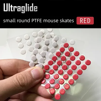 Ultraglide Small Round Dot PTFE Mouse Skates DIY Mice Glide Feet ICE Control Speed Version Wear