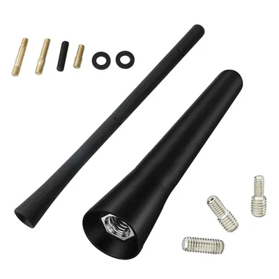 2.6/7 inch Universal Car Radio Rubber Antenna Mast FM AM Roof Mount Vehicle Antenna With Screws Car