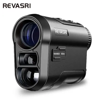 REVASRI 600M/Yard Golf Laser Rangefinder with Slope Compensation Flagpole Lock Vibration USB