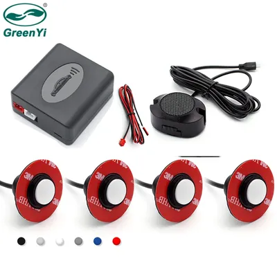 GreenY Original 13mm plane sensor for rear bumper, adjustable depth 16mm parking sensor to assist