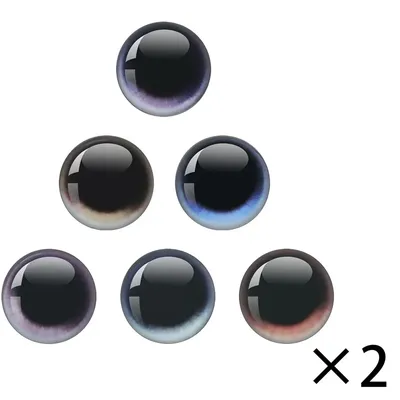 New Doll BJD Toy Anime Doll Glass Eyes Cabochons Round 14MM Ultrathin Toys DIY Jewelry Accessory MIX Pupil
