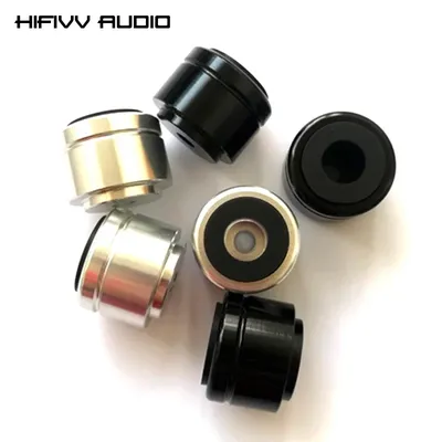 4 Pcs A Set Hifi Aluminum Amplifier Chassis Pad Computer Case Foot Audio CD Player Speaker Anti-Slip Fixed Feet Pads D20 * 15mm