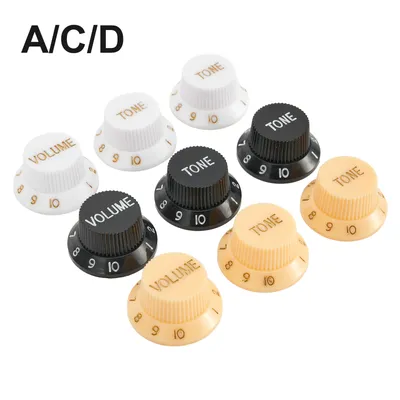 3Pcs/set Guitars Strat Knob 1-Volume 2-Tone Control Knobs For ST SQ Or The Same Type Of Electric