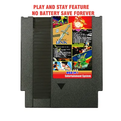Upgrade Chip Game Cartridge For NES Video Game Console 72 pin 852 in 1 Games Card For PAL/NTSC