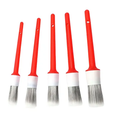 1/5PCS Car Detailing Cleaning Brush Set Kit for Car Cleaning Interior Exterior Wheel Rims Automotive