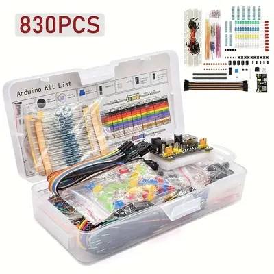830Pcs/Box DIY Project Starter Kit For Arduino UNO R3 Kit Electronic DIY Kit Electronic Component
