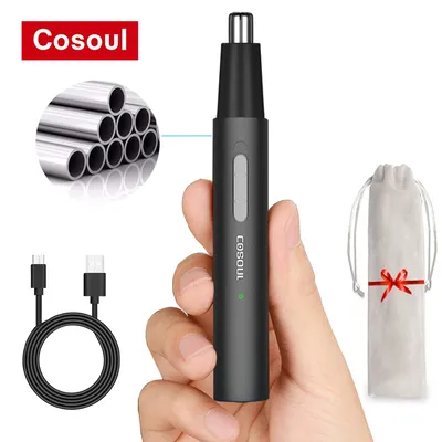 COSOUL Nose Hair Trimmer Electric Rechargeable Nose Trimmer Men Shaver Razor Women Epilator Cutter
