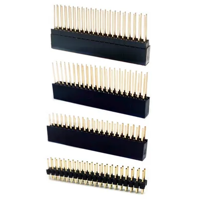 5PCS 2x20 40 Pin Stacking Female Header Kit for Raspberry Pi 4B/3B+/3B/2B/B+/A+/Zero(Zero W)