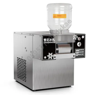 60KG/24h Mini Snow Ice Maker Shaver Machine Europe Snowflake Ice Machine Korea Bingsu Machine Snowflake Ice Shaving Machine