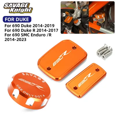 Motorcycle Front Rear Brake Clutch Fluid Reservoir Cover Oil Pump Cap For 690DUKE 690 SMC-R Enduro R