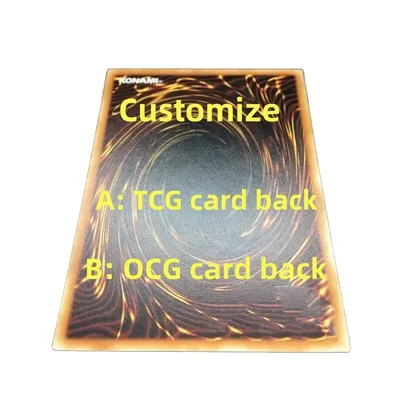 Yu-Gi-Oh TCG/OCG SCR/20th/Secret Rare/Ultra Rare/Collector's Rare English/Japanese Custom Made Gift
