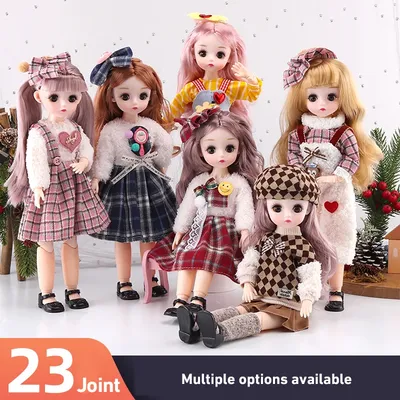 Fashion 30cm 1/6 Anime Bjd Doll Princess Clothes Accessories Suit Loli Skirt Girls Kids Doll Dress Up DIY Toy Gift Reborn Kawaii
