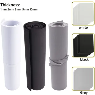 NEW 1pcs Thickness 1/2/3/5/10mm Eva Foam Sheets Sound-Absorbing Noise Spone Foam Craft Eva Sheets