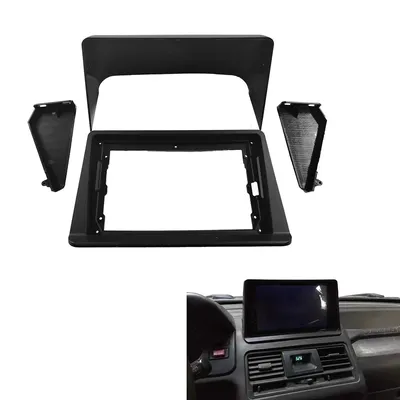 2 Din 9 inch Car Radio Fascia for Mitsubishi Pajero Montero V31 Cheetah Kingbox Stereo Frame Plate