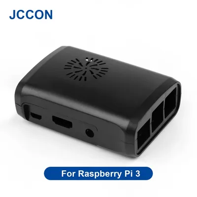ABS Case For Raspberry Pi 3B Model Clear Cover Shell Box For RPI 2B+3 3B 3B+With Cooling Fan
