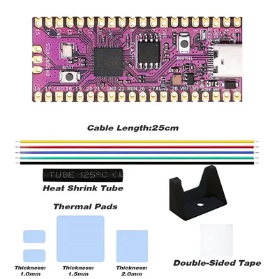 For Raspberry Pi Pico Board Picoboot IPL Replacement Modchip and SD2SP2 Adapter Card Reader For