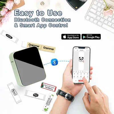 Marklife P15 Thermal Label Printer Similar as D11 D110 D101 Labeling Machine Wireless Bluetooth