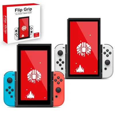 Portrait Mode Flip Grip Handheld Accessory for Nintendo Switch Vertical Mode Orientation Works with