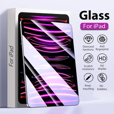 Tempered Glass Screen Protector For IPad Pro 12.9 12 9 11 13 inch 2024 Air 4 5 10th 7th 8th 9th