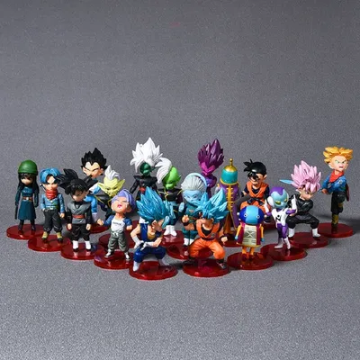 Son Goku Super Saiyan Figure Anime Dragon Ball Goku Figure Set Action Figure Model Gifts Collectible Figurines for Kids