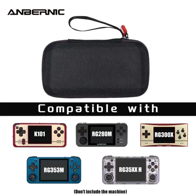 ANBERNIC Hard Carrying Case for RG35XX H/RG353M/K101/RG280M Retro Game Console Travel Storage Holder
