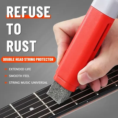 Guitar Strings Derusting Brush Pen Strings Anti Rust Guitar Cleaner String Care Oil Eraser Guitar