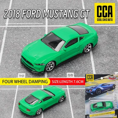 CCA 1:64 2018 FORD MUSTANG Exquisite hanging model classic car static car model alloy die-casting car model collection gift toy