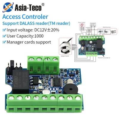NEW Micro Access Control Sets TM Card Reader & Wiegand Mini Card Reader Controler RFID Module
