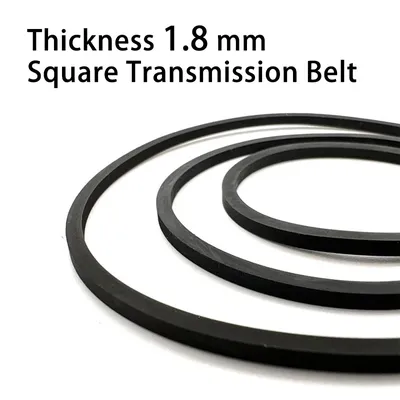 1Pcs 1.8mm Tape Recorder Rubber Transmission Belt Cassette Deck Audio Repeater CD DVD VCD Universal
