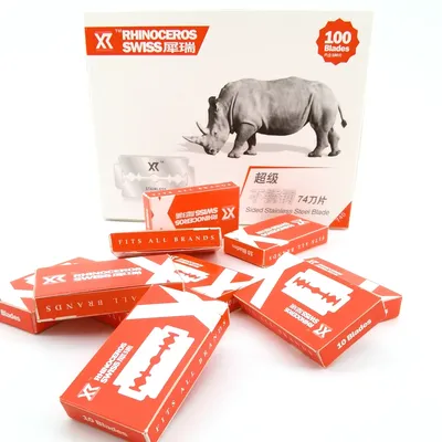 Double Edge Razor Blades -Men´s Safety Razor Blades for Shaving Stainless Steel Double Razor Shaving