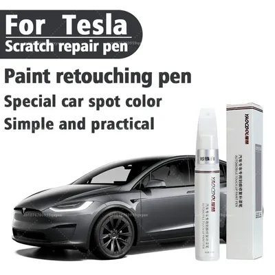 For Tesla Model 3 Y X S Paint Repair Pen Black Pearl White Varnish pen Tesla Wheel Paint Repair Agent Paint repair set