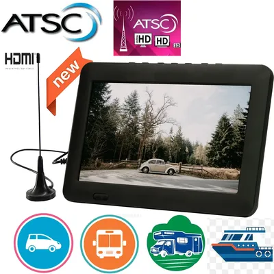 8 Inch LEADSTAR Rechargeable Digital Mini Television Portable TV With DVB-T2 ISDB-T ATSC-T Tuner Decoder 12V Input 110-220V D8