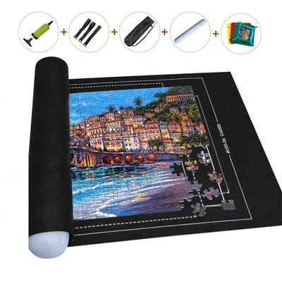 Professional Puzzle Roll Mat Blanket Felt Mat up to 1500/2000/3000 Pieces Accessories Puzzle