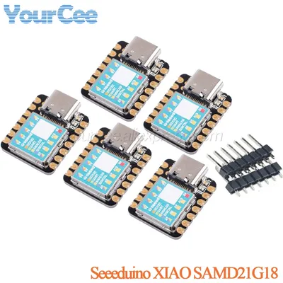 5pcs/1pc Seeeduino XIAO SAMD21G18 Nano Seeed Cortex M0 32 Bit Microcontroller Development Board