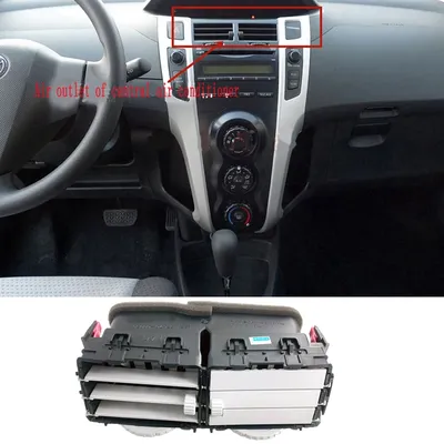 Air Conditioning Outlet Vent For Toyota Yaris 2008-2013 Inner Air Conditioner Air Vent Grille Assy